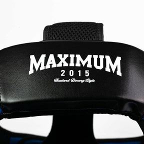 Capacete de Boxe e Muay Thai Azul - Maximum