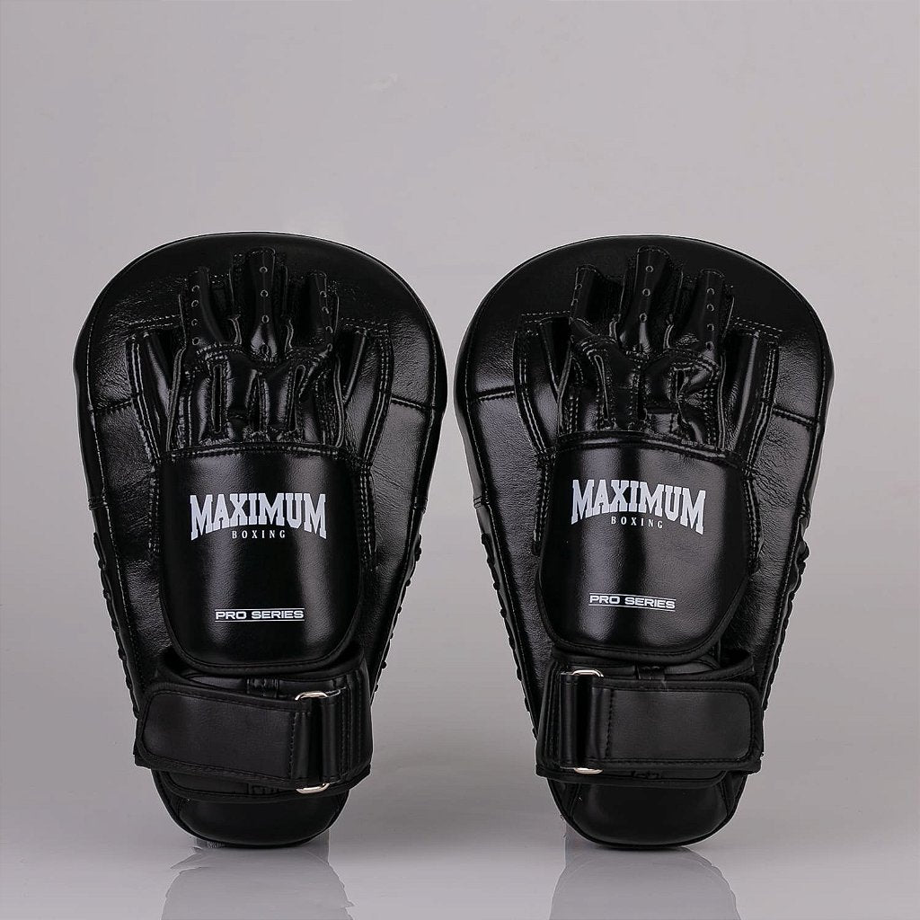 Manopla de Foco Longa Boxe e Muay Thai Maximum Profissional - Cor Preta