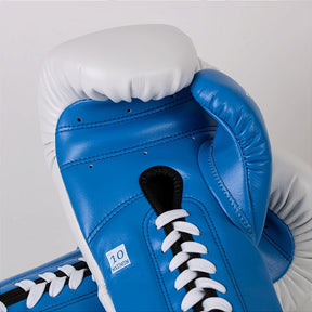 Luva de Boxe e Muay Thai Maximum Pro Series Cadarço - Azul