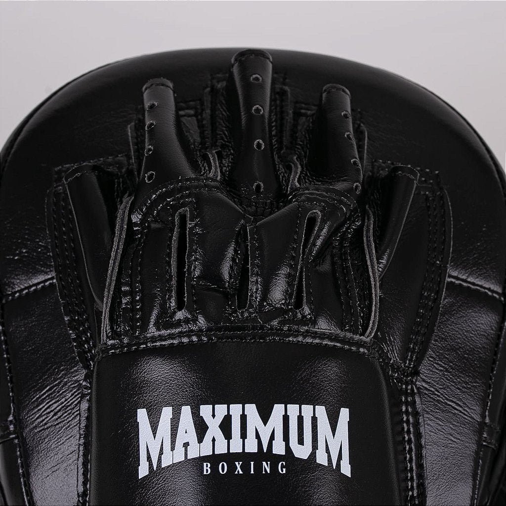 Manopla de Foco Longa Boxe e Muay Thai Maximum Profissional - Cor Preta