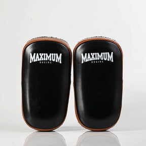 Aparador de Chute e Soco Thai Pad Muay Thai Marrom e Preto - Par