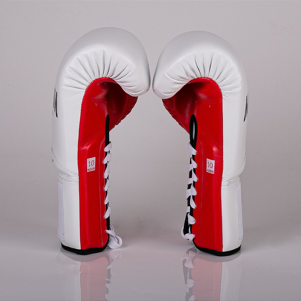 Luva de Boxe e Muay Thai Maximum Pro Series Cadarço - Vermelha