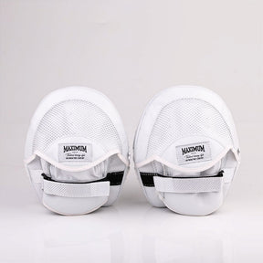 Manopla de Foco Boxe Maximum Profissional Branca - PAR