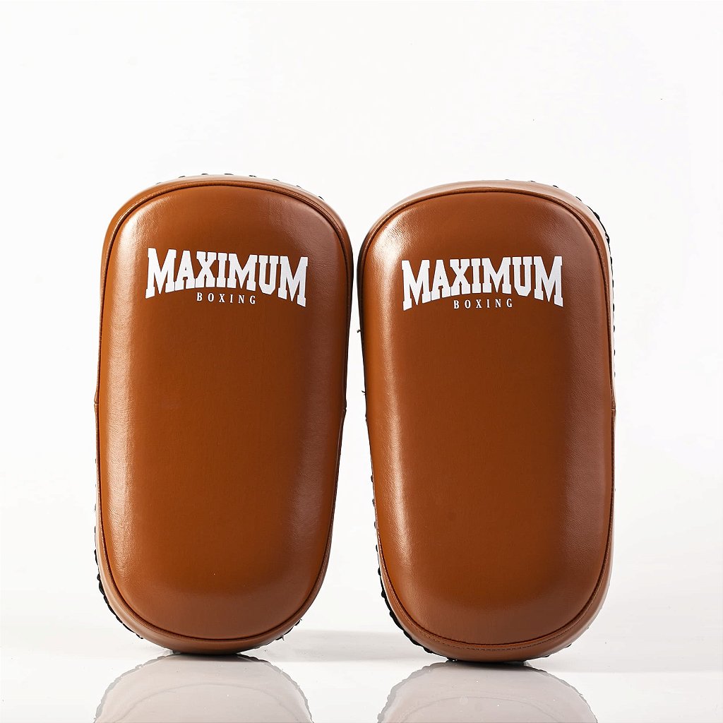 Aparador de Chute Thai Pad Muay Thai e Kickboxing Marrom - Par
