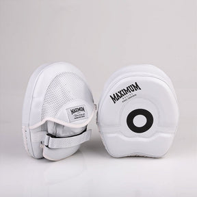 Manopla de Foco Boxe Maximum Profissional Branca - PAR