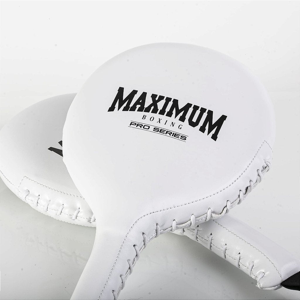 Raquete de Soco e Chute Maximum Branca - Par