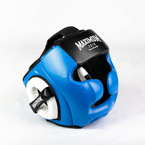 Capacete de Boxe e Muay Thai Azul - Maximum