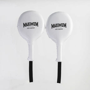 Raquete de Soco e Chute Maximum Branca - Par