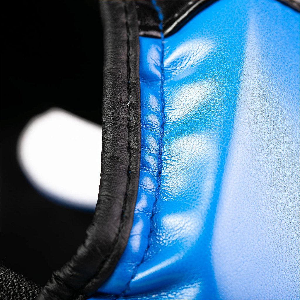 Capacete de Boxe e Muay Thai Azul - Maximum