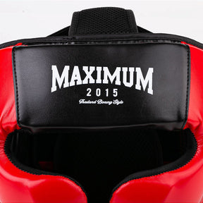 Capacete de Boxe e Muay Thai Vermelho - Vermelho