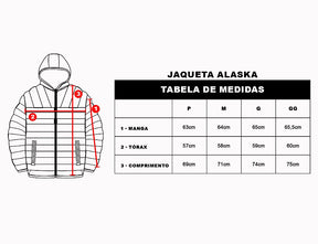 Jaqueta Masculina Alaska Preta