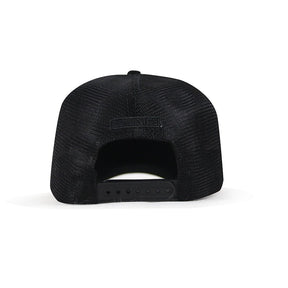 Boné Maximum Preto Logo Preto Algodão Rede