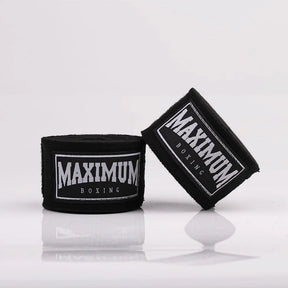 Kit luva de boxe classic black + bucal vermelho + bandagem preta + capacete de boxe lateral