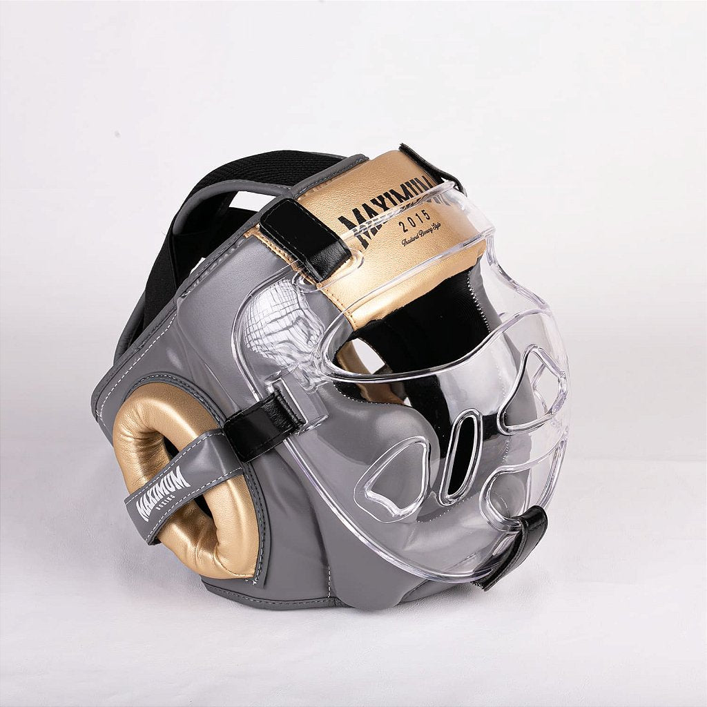 Capacete de Boxe e Muay Thai com Viseira Maximum