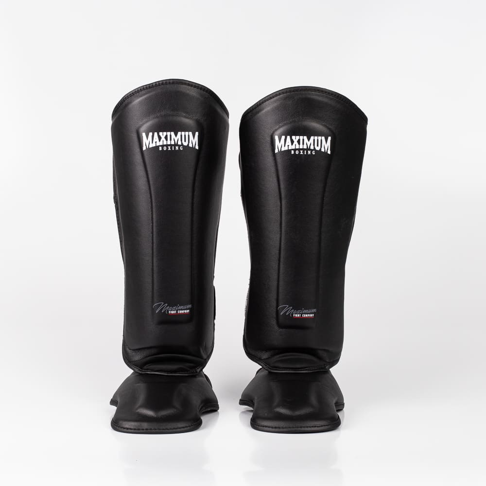 Caneleira De Muay Thai e Kickboxing Maximum Classic Black - PAR