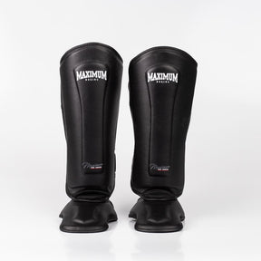 Caneleira De Muay Thai e Kickboxing Maximum Classic Black - PAR