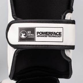 Caneleira de Muay Thai e Kickboxing Maximum  Classic White/Black - PAR