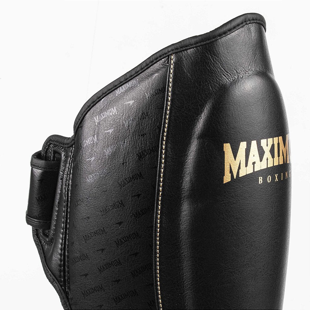 Caneleira De Muay Thai e Kickboxing Profissional Black - Par