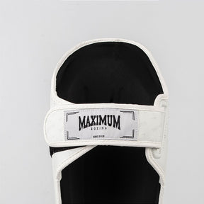 Caneleira De Muay Thai e Kickboxing Profissional Branca - Par