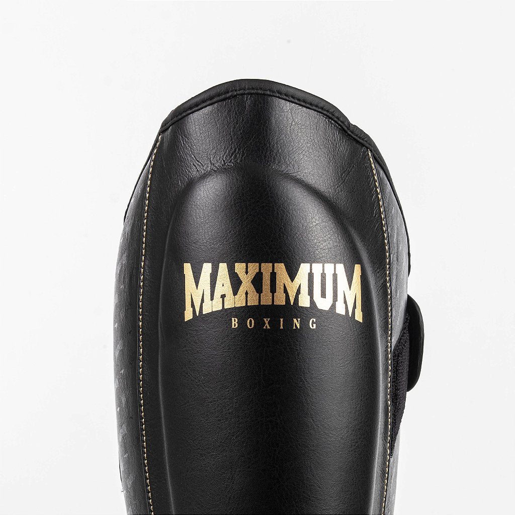 Caneleira De Muay Thai e Kickboxing Profissional Black - Par