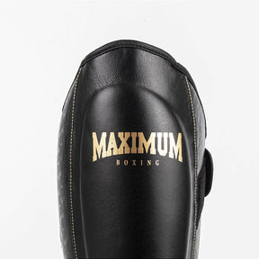 Caneleira De Muay Thai e Kickboxing Profissional Black - Par