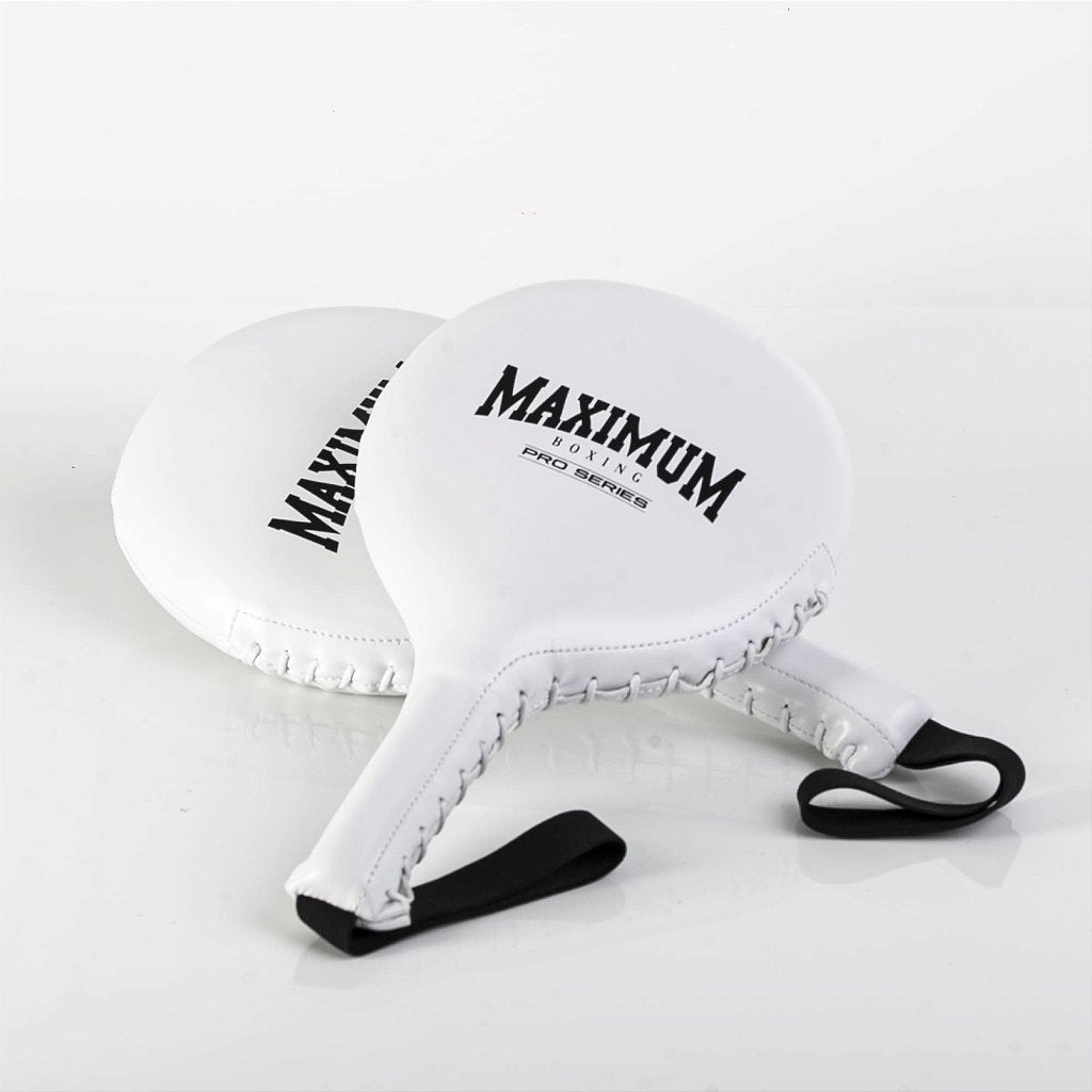 Raquete de Soco e Chute Maximum Branca - Par