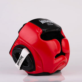 Capacete de Boxe e Muay Thai Vermelho - Vermelho
