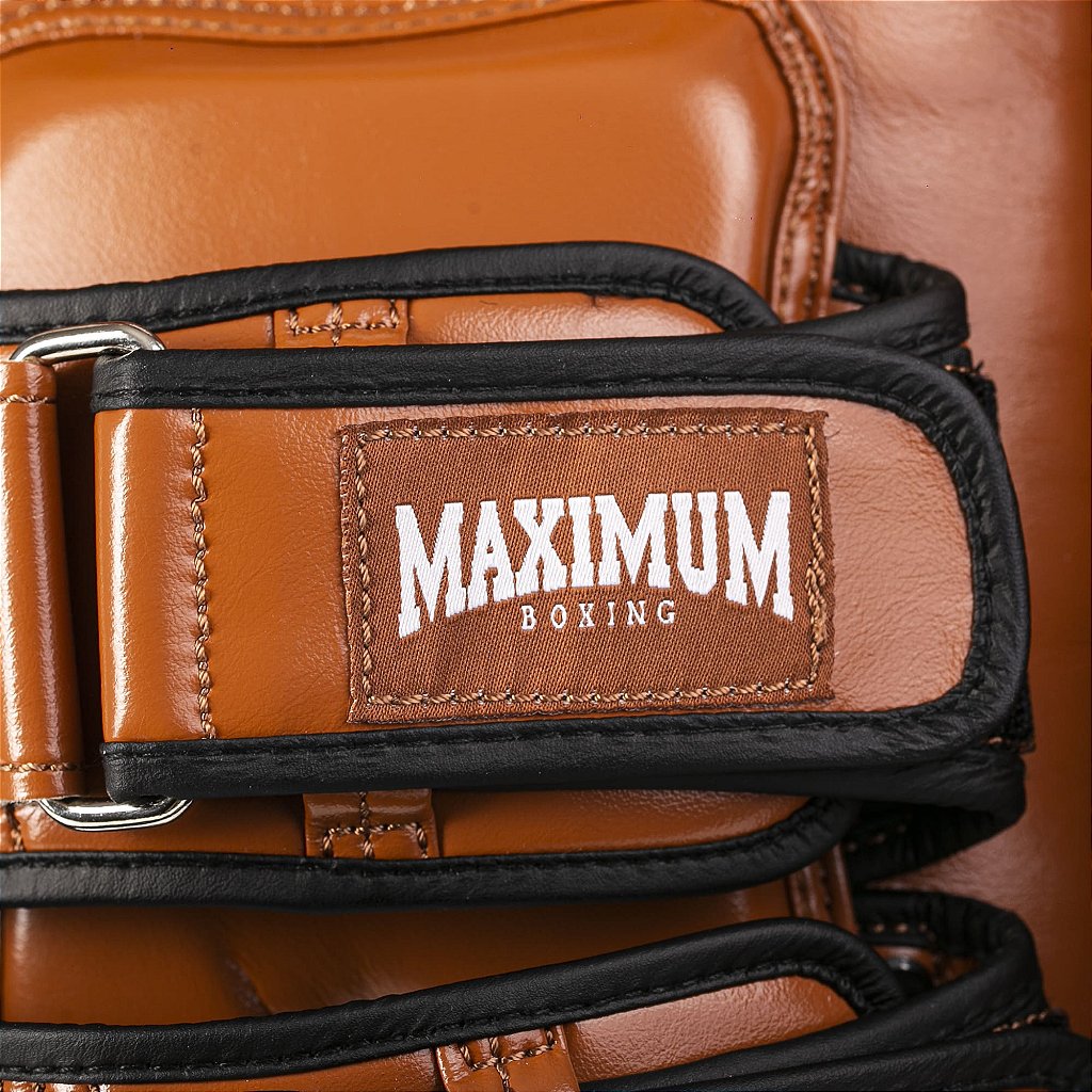 Aparador de Chute Thai Pad Muay Thai e Kickboxing Marrom - Par