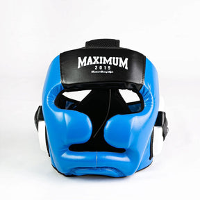 Capacete de Boxe e Muay Thai Azul - Maximum