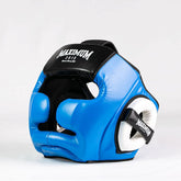 Capacete de Boxe e Muay Thai Azul - Maximum
