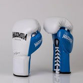 Luva de Boxe e Muay Thai Maximum Pro Series Cadarço - Azul
