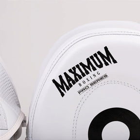 Manopla de Foco Boxe Maximum Profissional Branca - PAR