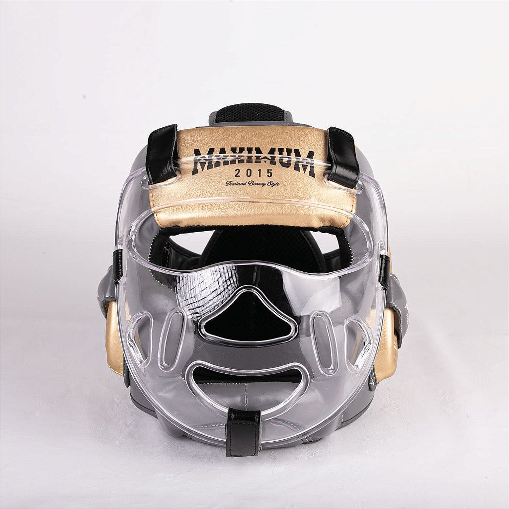 Capacete de Boxe e Muay Thai com Viseira Maximum