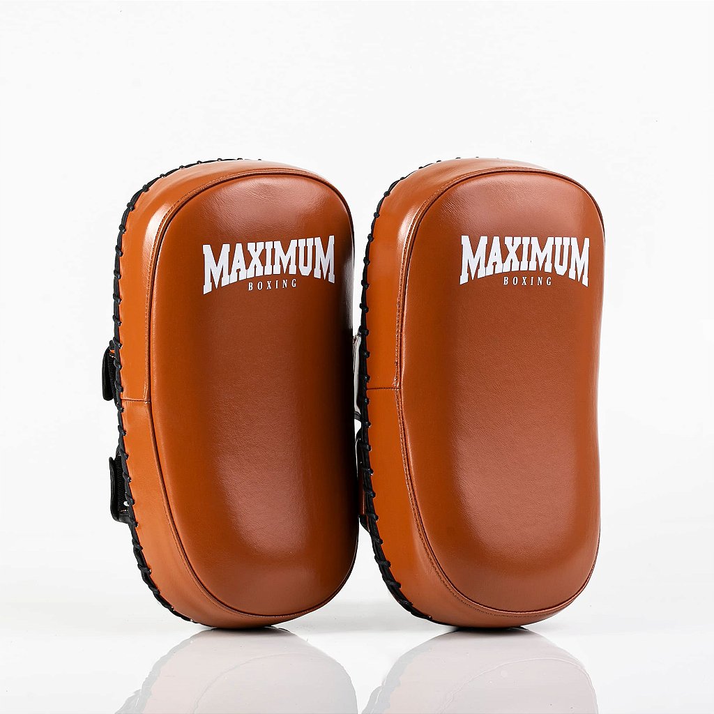 Aparador de Chute Thai Pad Muay Thai e Kickboxing Marrom - Par
