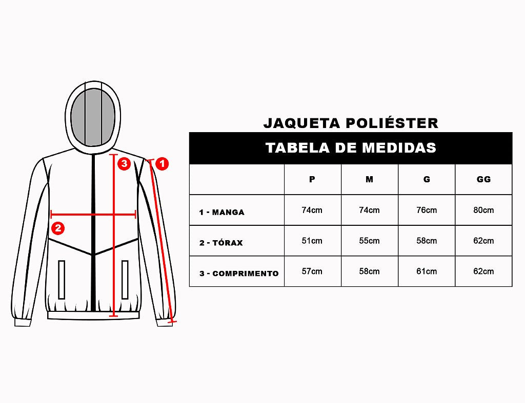 Jaqueta Fitness Poliester Cinza