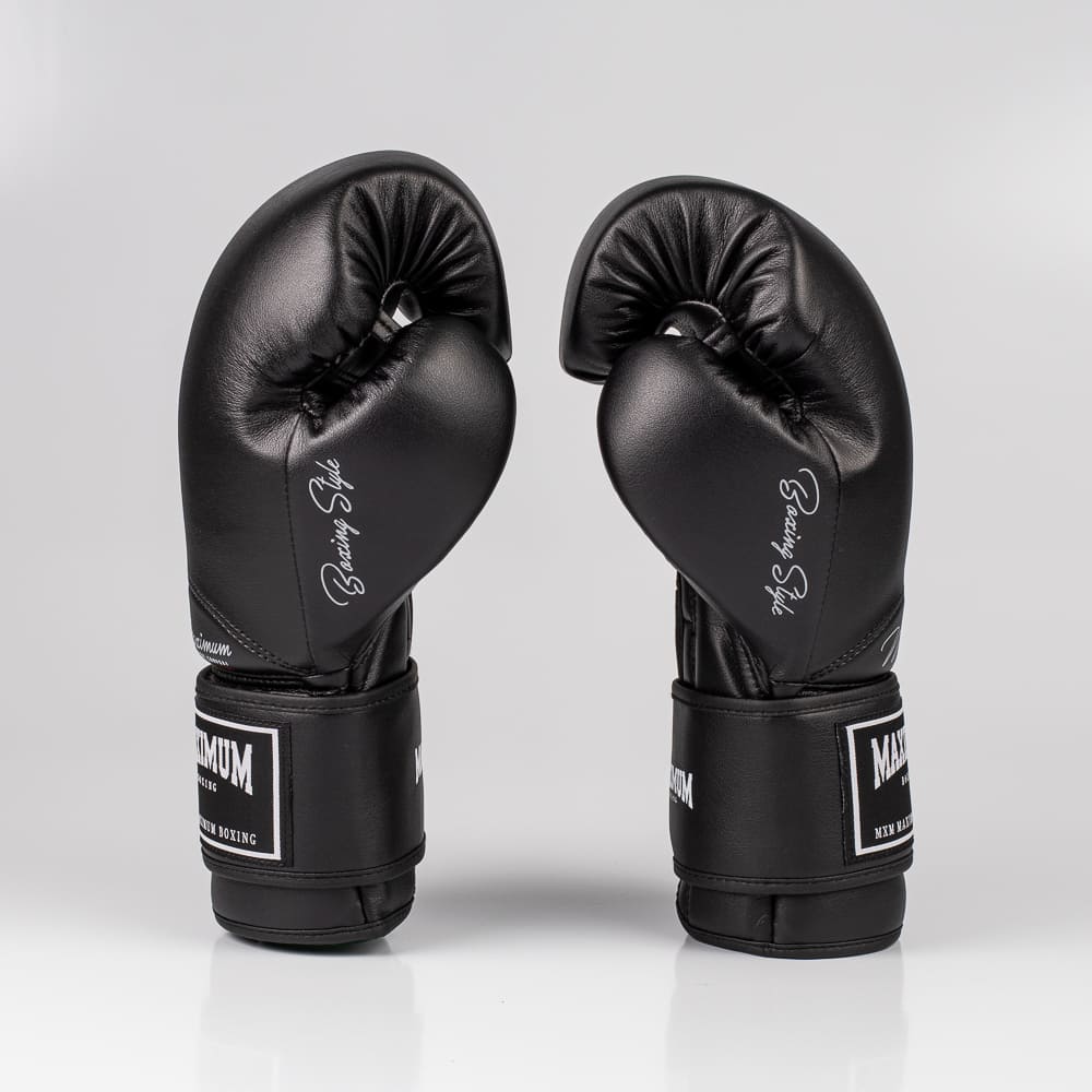 Luva de Boxe e Muay Thai Maximum Classic Black Power Face
