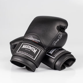 Luva de Boxe e Muay Thai Maximum Classic Black Power Face