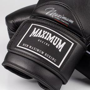 Luva de Boxe e Muay Thai Maximum Classic Black Power Face