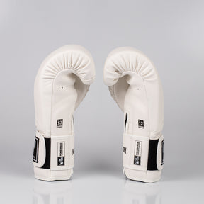 Kit Muay Thai Luva Classic Iniciante e Caneleira White
