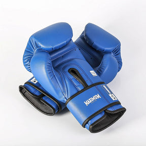 Luva de Boxe e Muay Thai MXM - Cor Azul Power Face