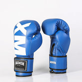 Luva de Boxe e Muay Thai MXM - Cor Azul Power Face