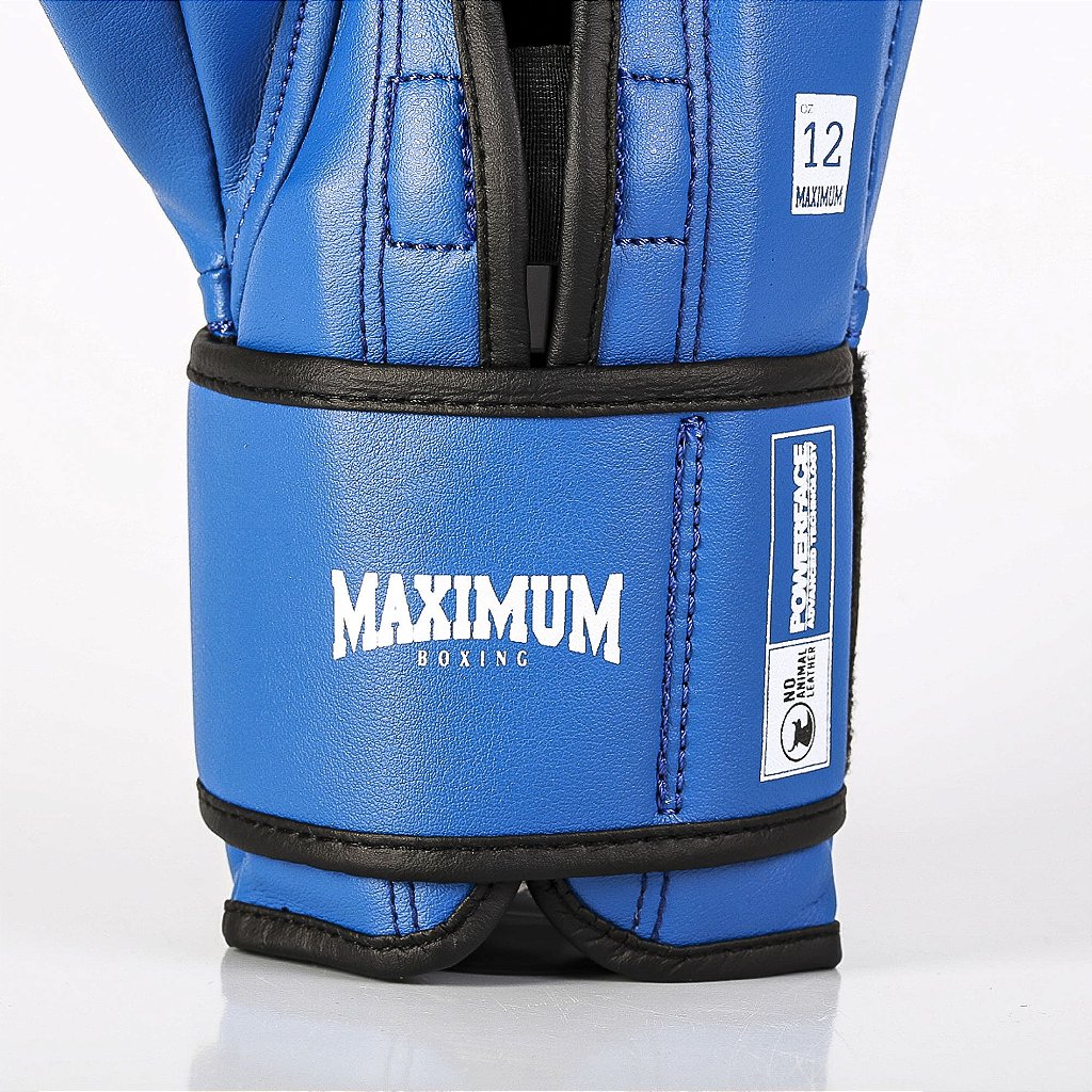 Luva de Boxe e Muay Thai MXM - Cor Azul Power Face
