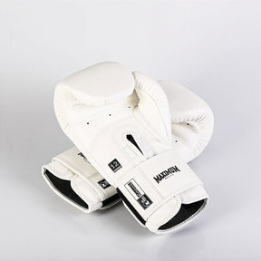 Luva de Boxe e Muay Thai MXM Inverse - Cor White/Black - Power Face