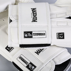 Luva de Boxe e Muay Thai MXM Inverse - Cor White/Black - Power Face