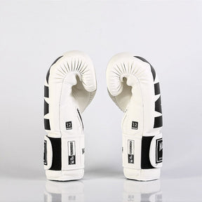 Luva de Boxe e Muay Thai MXM Inverse - Cor White/Black - Power Face