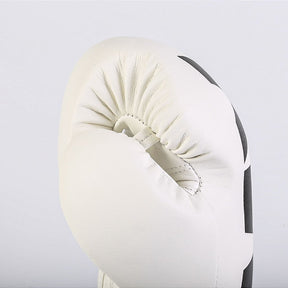 Luva de Boxe e Muay Thai MXM Inverse - Cor White/Black - Power Face