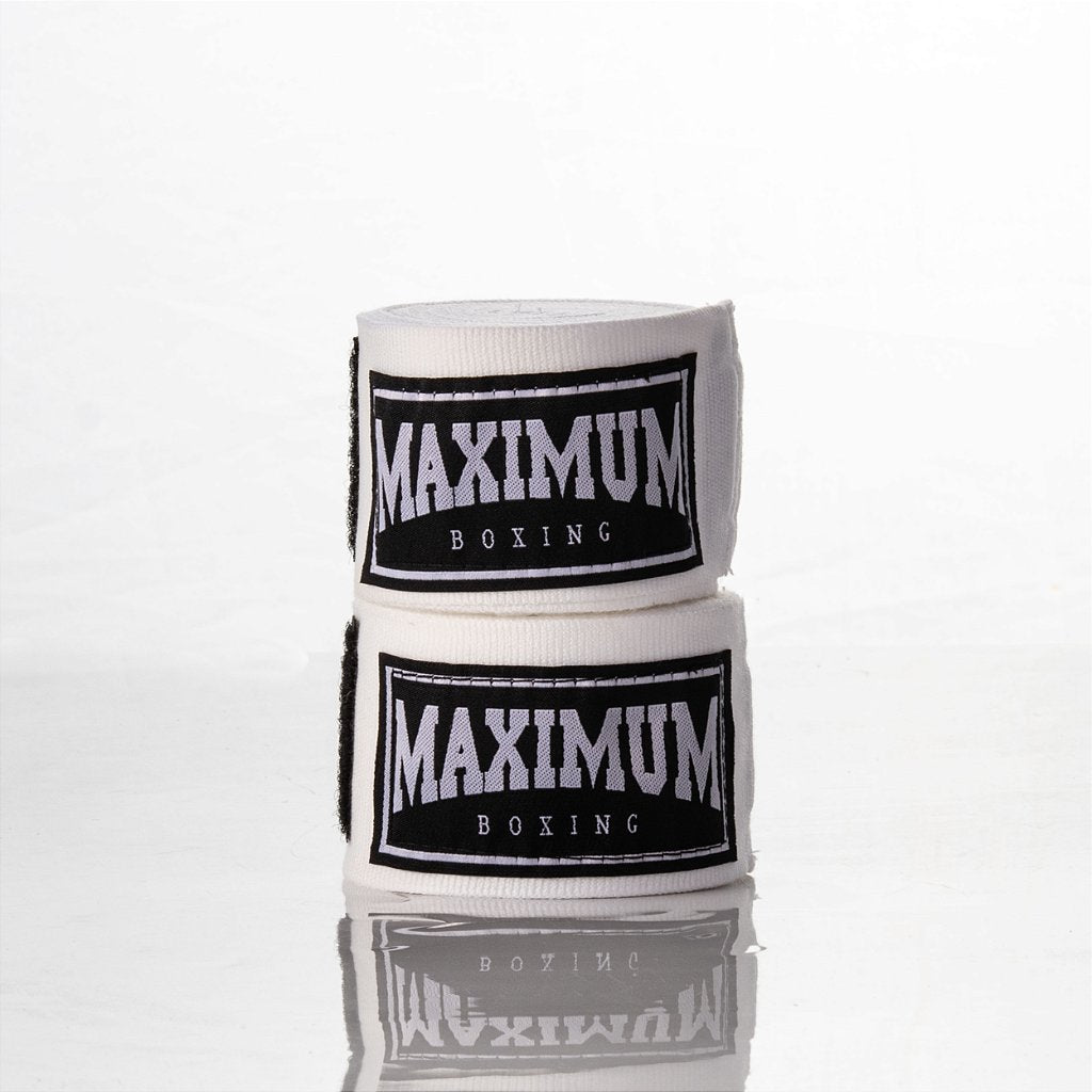 Bandagem de boxe e Muay Thai Branco - Maximum