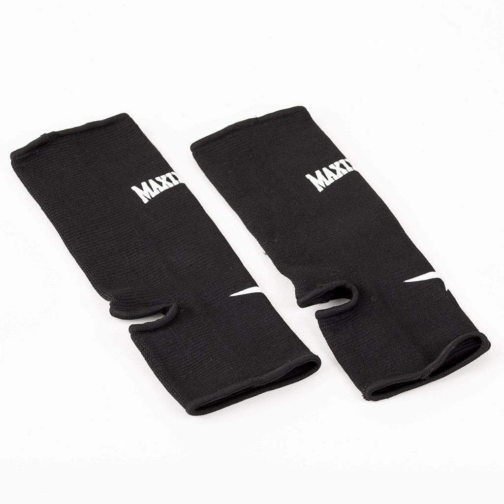 Tornozeleira Muay Thai e Kickboxing Preta - PAR