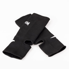 Tornozeleira Muay Thai e Kickboxing Preta - PAR