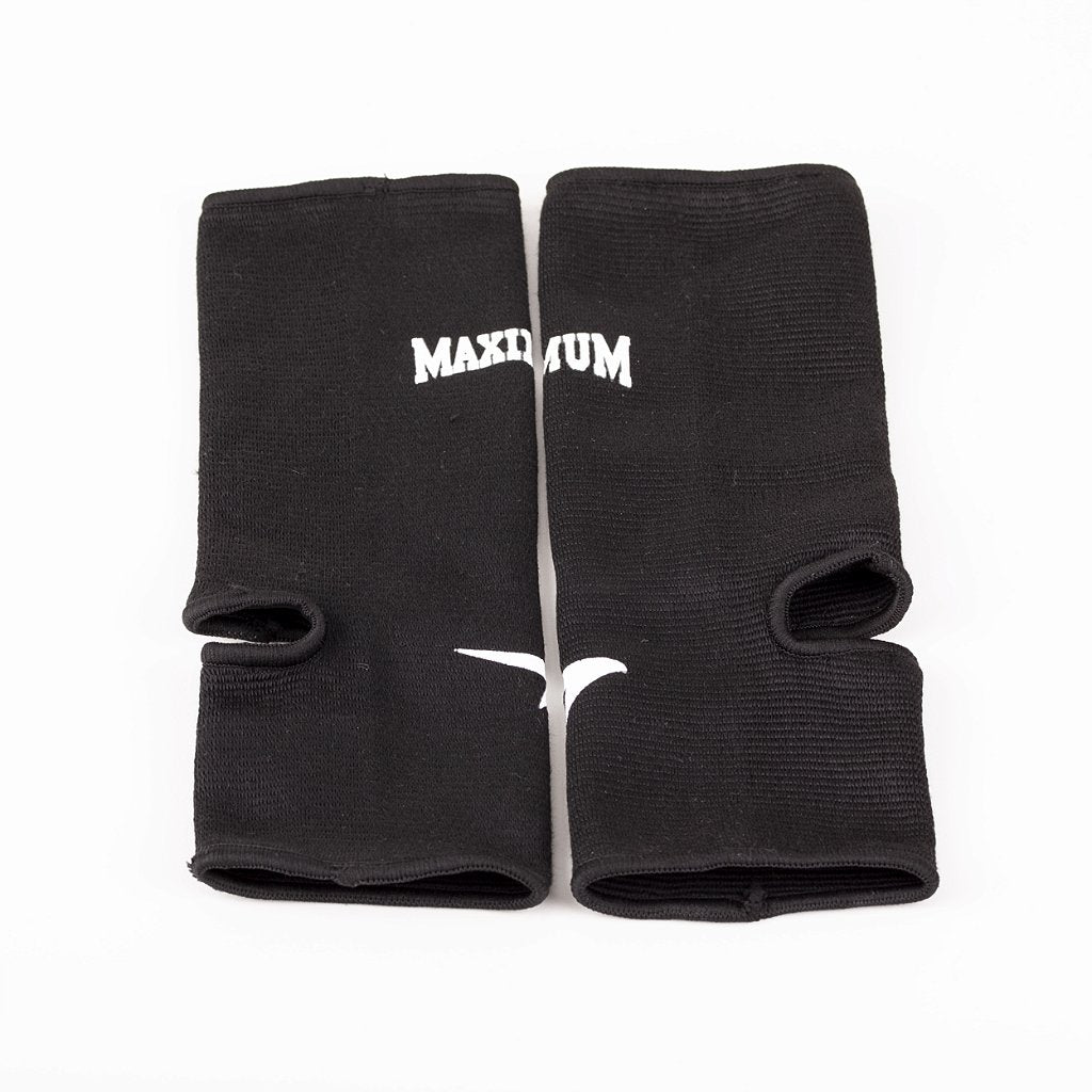 Tornozeleira Muay Thai e Kickboxing Preta - PAR